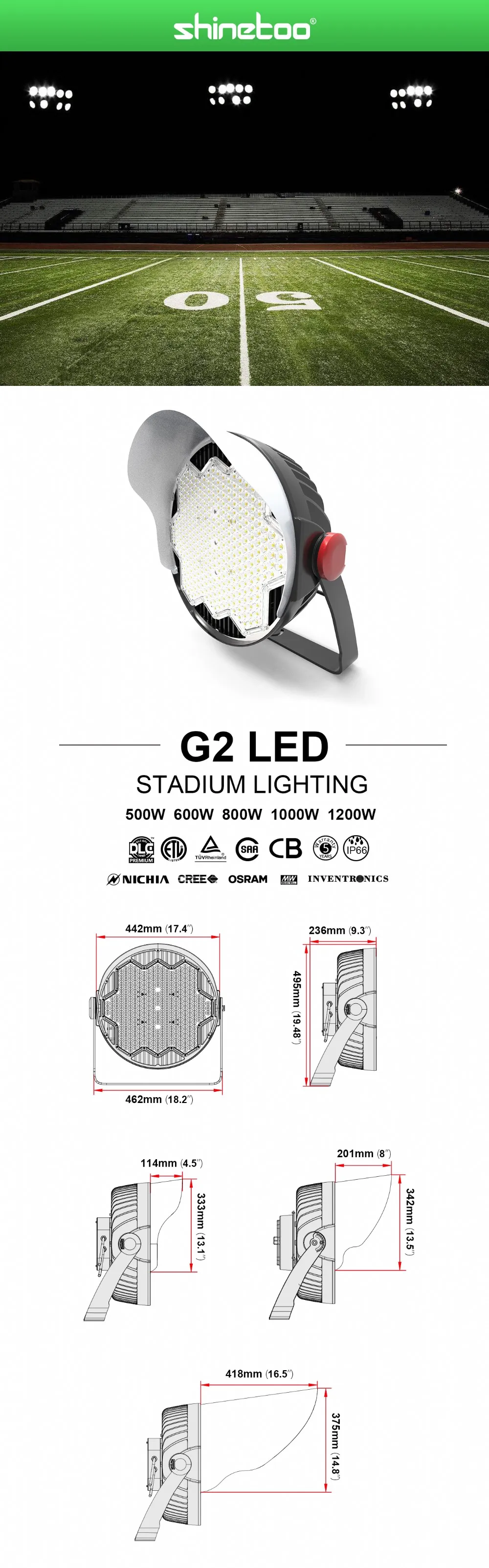 G2 Stadium Lighting