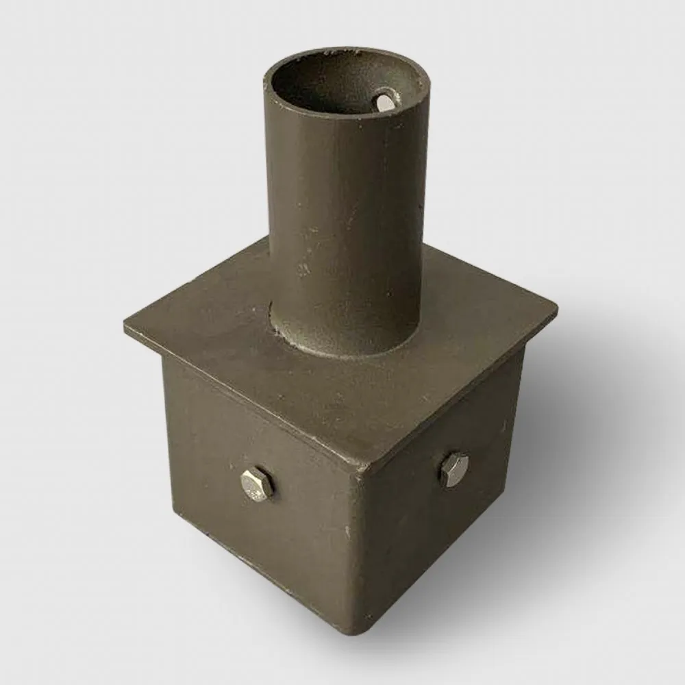 Tenon Adapter for 4 Inch  Square Poles