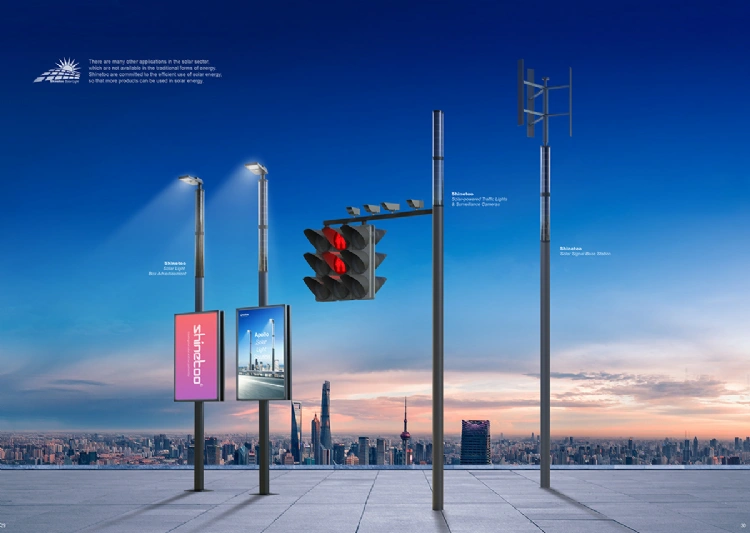 LED Vertical Solar Street Light-Hera