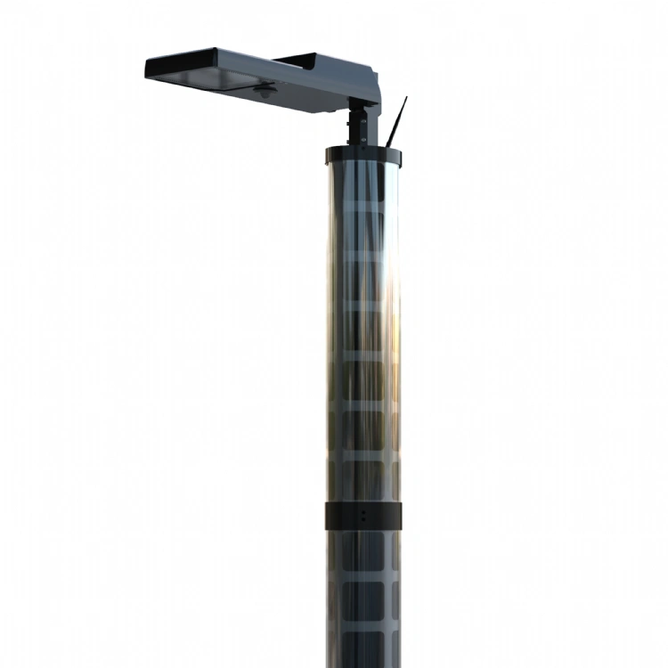 LED Vertical Solar Street Light-Aphrodite-Black