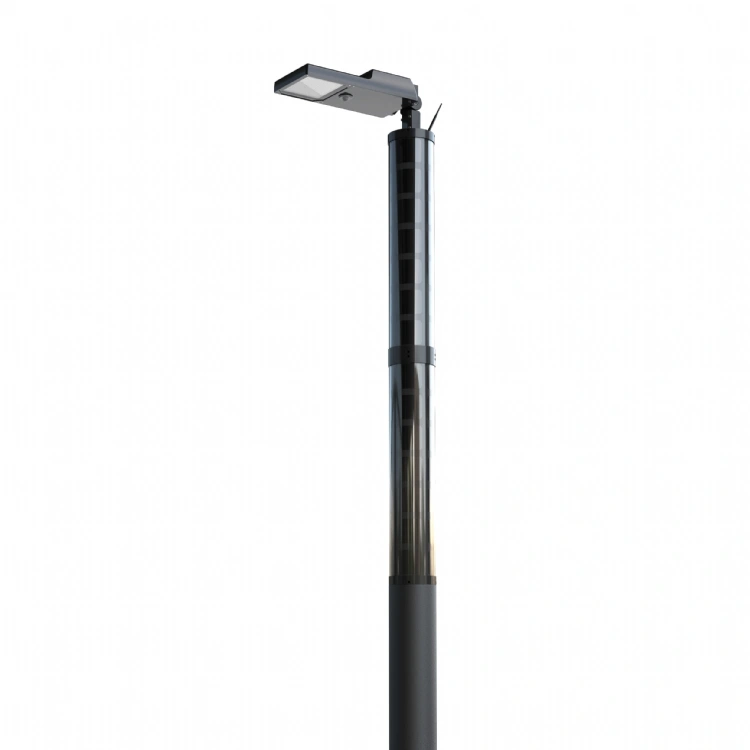 LED Vertical Solar Street Light-Aphrodite-Black