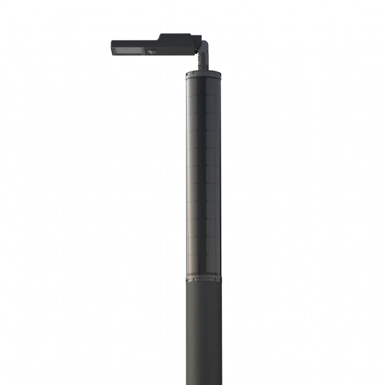 LED Vertical Solar Street Light-Aphrodite-Black