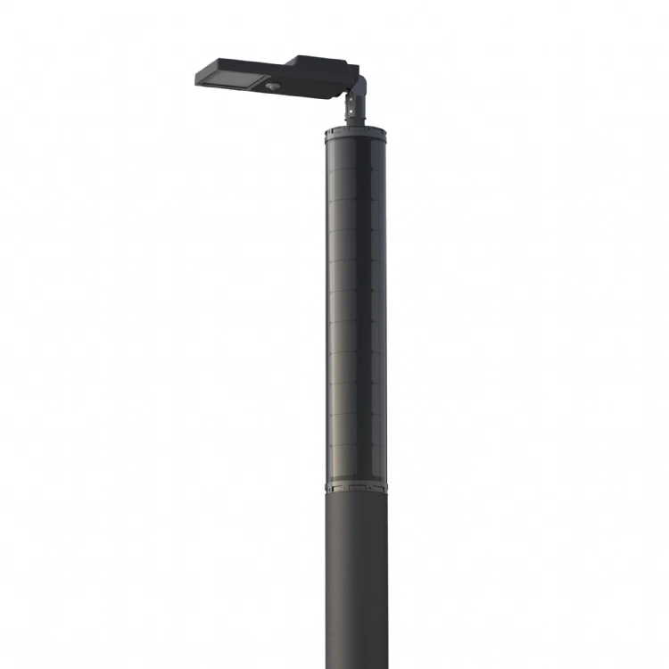 LED Vertical Solar Street Light-Aphrodite-Black