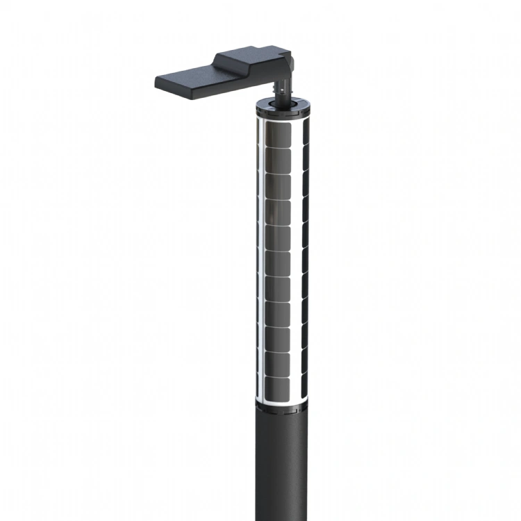 LED Vertical Solar Street Light-Aphrodite-White