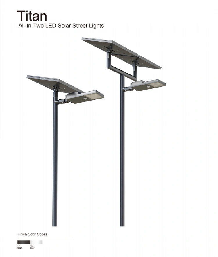 LED Solar Street Light-Titan-All in Two-D