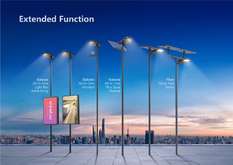 LED Solar Street Light-Titan-All in Two-D