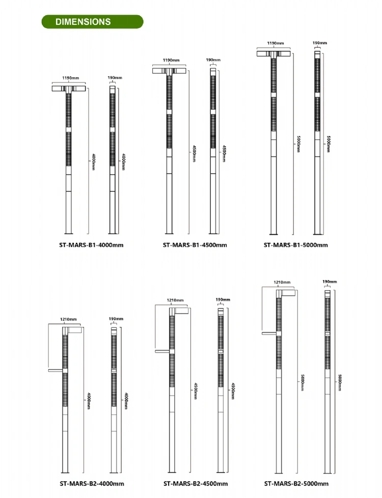 MARS-LED Solar Area Lights-DS