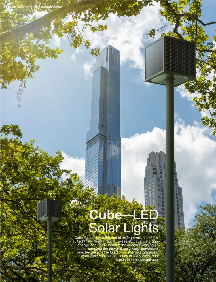 Cube- LED Solar Lights