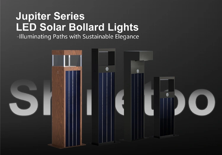 Jupiter-S LED Solar Bollard Light